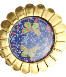1114 ASSIETTES ASIAN FAUNA 3P